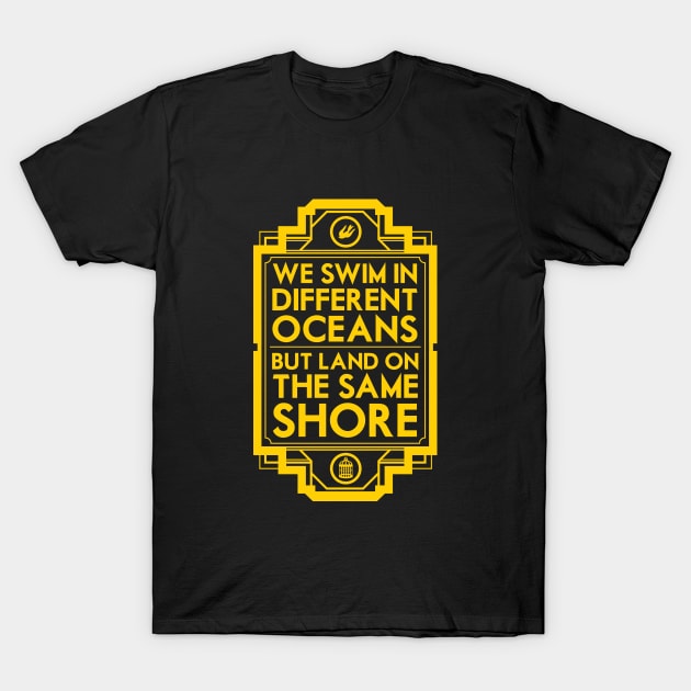 Different Oceans T-Shirt by Woah_Jonny